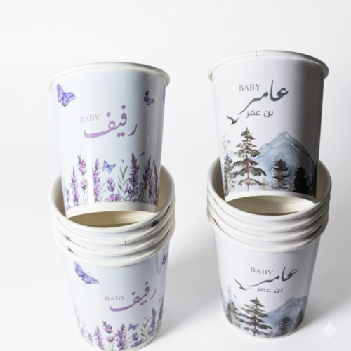درزن(12كوب) قهوة بتصميم حسب الطلب