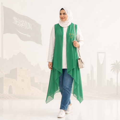 درزن 12 رداء باللون الاخضر للاحتفال باليوم الوطني...