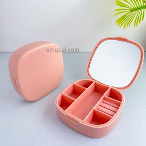 درزن(12 قطعة) علبة اكسسوار بلاستك