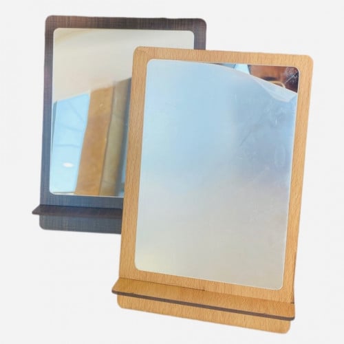 درزن 12 قطعة مرايا ستاند خشب