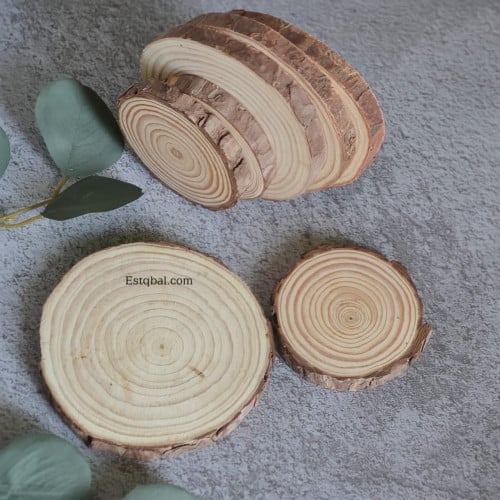 درزن 12 قطعة قاعدة خشب