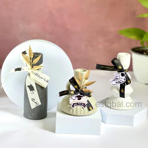 حامل شمعة بثيم التخرج رائع