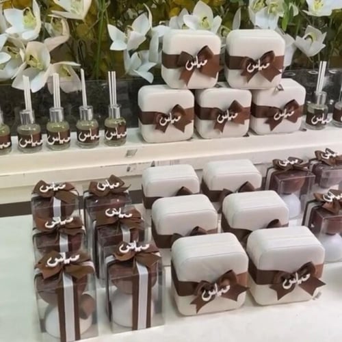 بكج 36 قطعة ( 12 شنطة اكسسوار+12 فواحة +12 مبخرة)