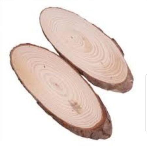 درزن 12 قطعة كوستر خشب بيضاوي