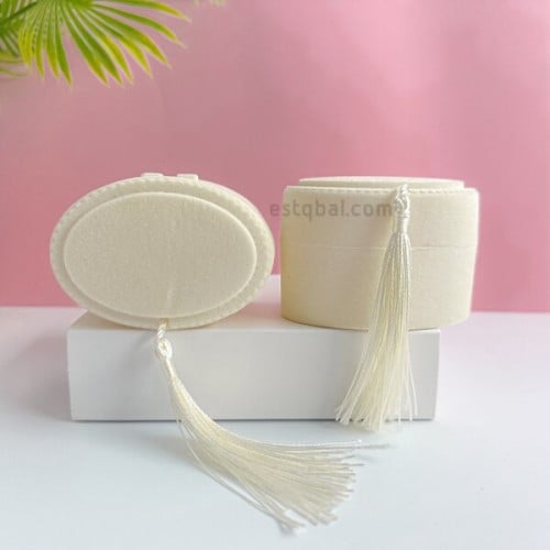 درزن (12 قطعة) علب مخمل بيضاوي سكري