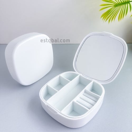 درزن(12 قطعة) علبة اكسسوار بلاستك