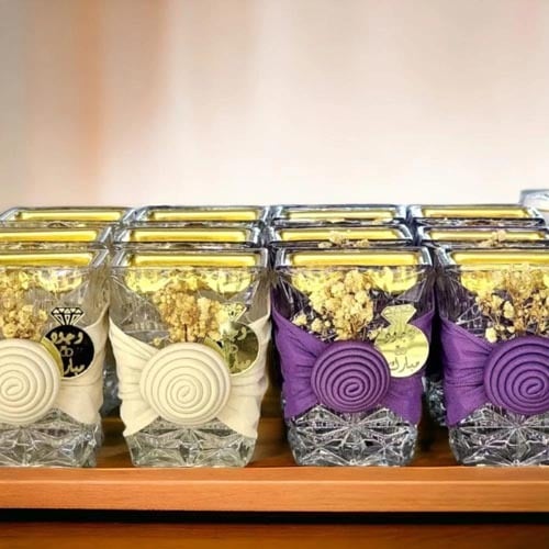 درزن(12 قطعة) من توزيعات مباخر كريستال بالتنسيق ال...