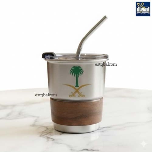 درزن (12 قطعة) من توزيعات اكواب باللون الفضي مصممة...