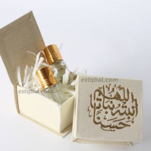 درزن12قطعة علب مخمل+12 تولة مسك ابيض ES138