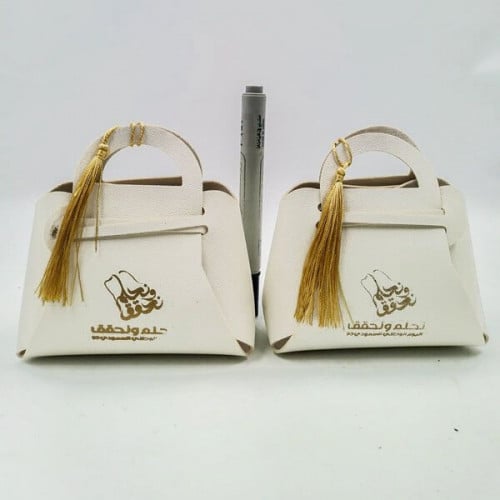 درزن 12 قطعة شنط جلد ثيم اليوم الوطني