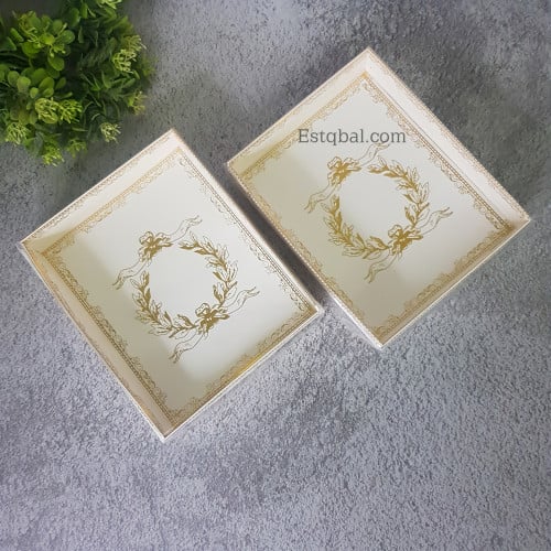 درزن 12 قطعة علب توزيعات وجه شفاف