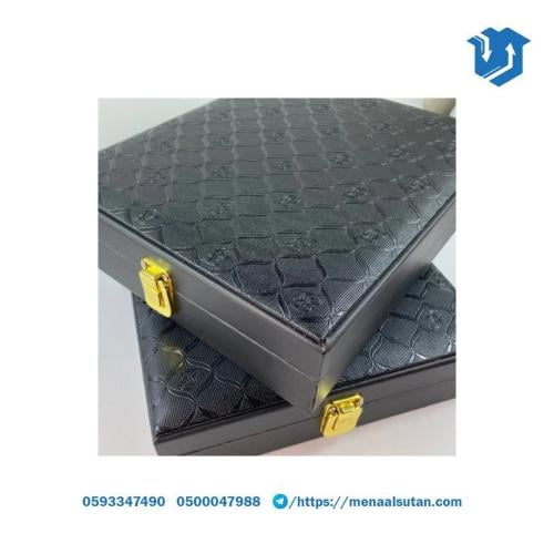 علبة طقم جلد - بألوان