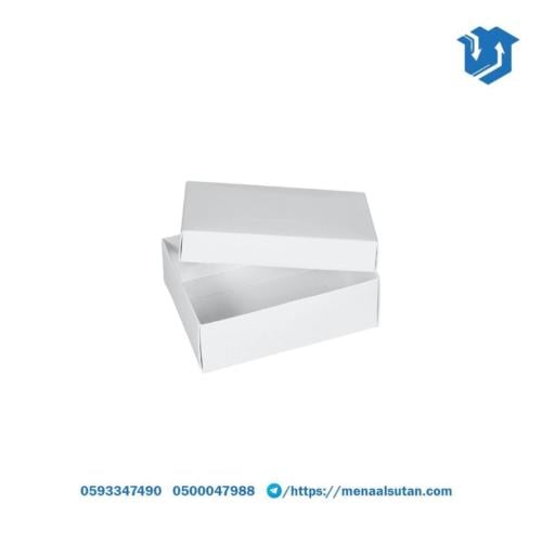 علب ورقية بغطاء منفصل