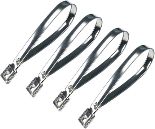 اربطة معدنية مع قفل ذاتي