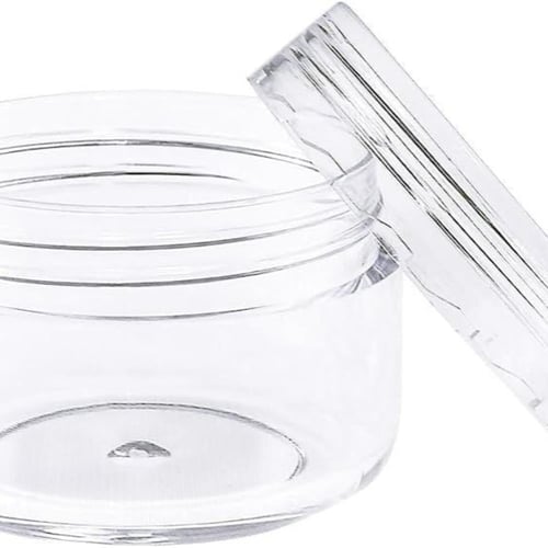 علب مخمرية بلاستيك شفاف