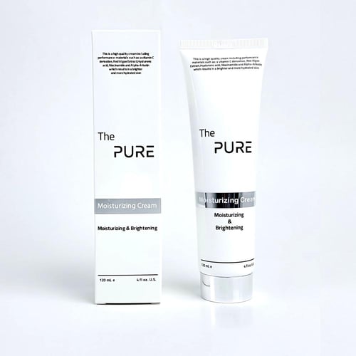 ذا بيور كريم مرطب بفيتامين سي لتفتيح وتوحيد لون ال...