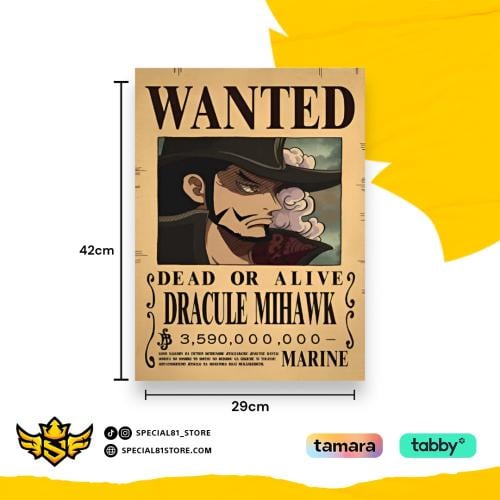 بوستر ميهوك | One Piece Dracule Mihawk