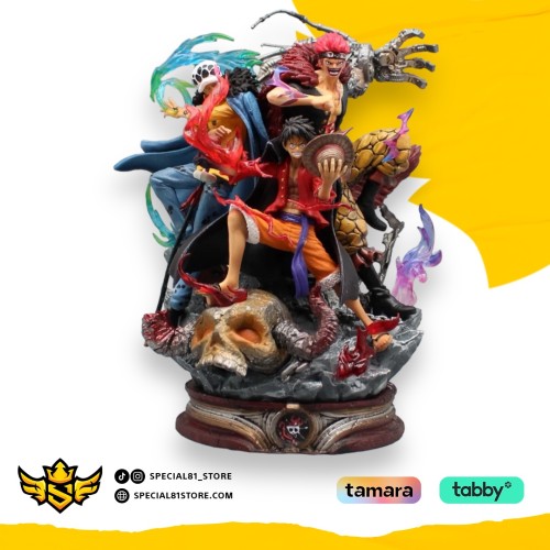 مجسم ثلاث شخصيات لوفي-لاو-كيد - ون بيس | One Piece...