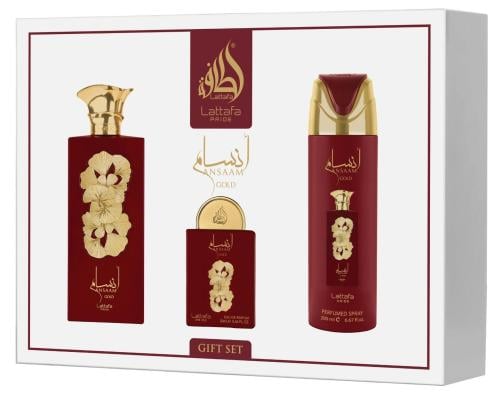 LATTAFA PRIDE GIFTSET Ansaam Gold