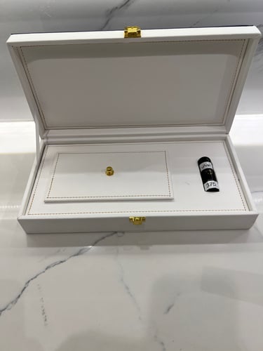 صندوق الاهداء جلد ايطالي فاخر رقم (( 4 ))