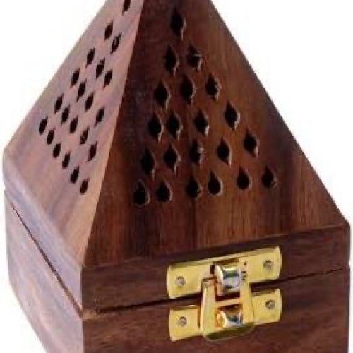 مبخرة خشب بشكل هرمي-صغير