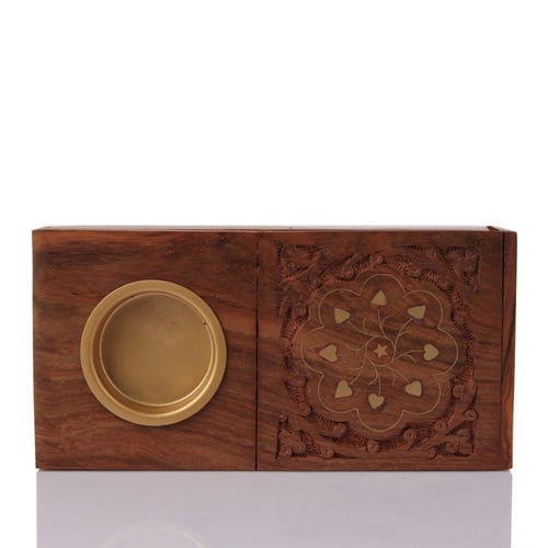 مبخره مع صندوق خشبي