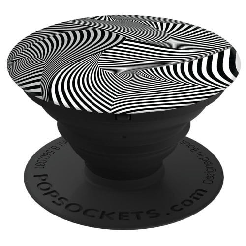 مسكة جوال popsockets اسود ابيض