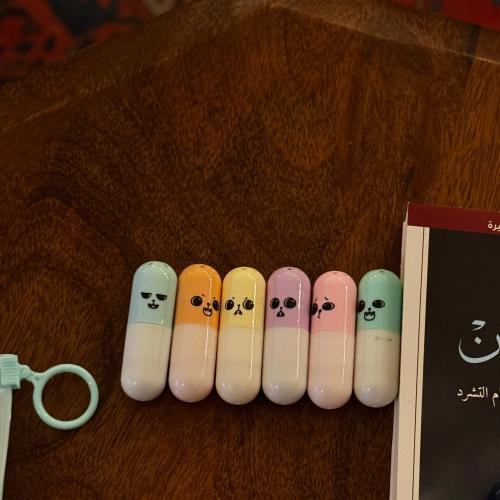 قلم تظهير - 6 ألوان