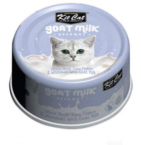 كت كات شرائح التونة مع سمك المحيط الابيظ وحليب الم...