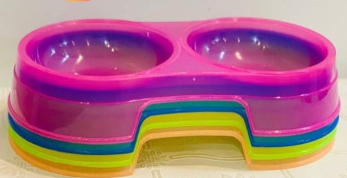 صحن دبل بألوان متعددة