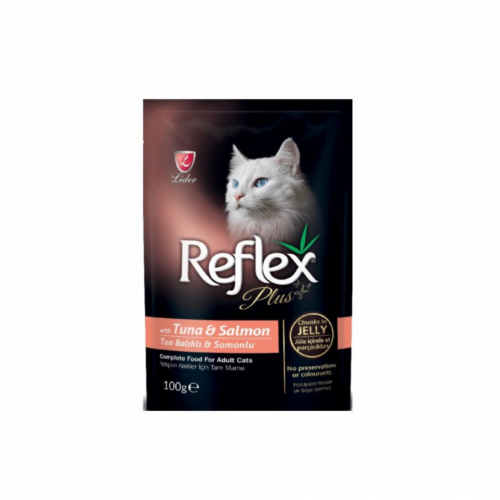 ريفليكس مغلف قطط بنكهة التونة والسلمون