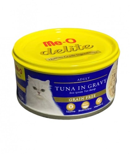 مي-او بنكهة التونا والمرق للقطط البالغة