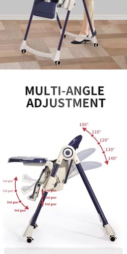 طاولة أكل أطفال - لون أبيض جلد