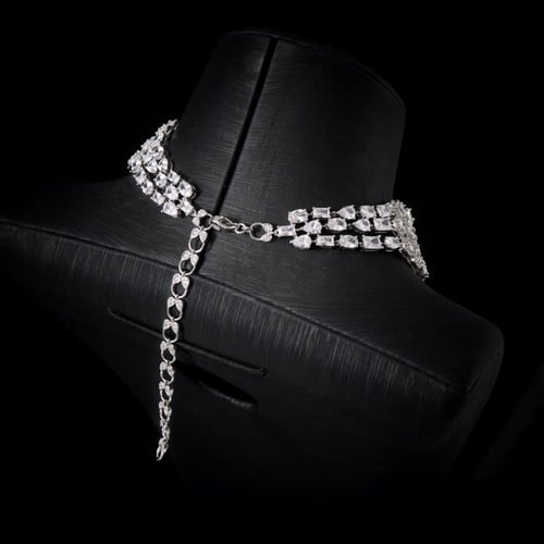 تشوكر انيق دمعة - ابيض