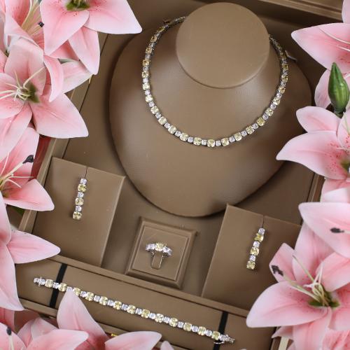 طقم دقة الالماس -اصفر