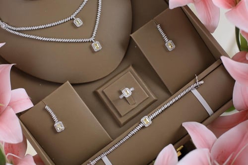 طقم دقة الالماس -اصفر