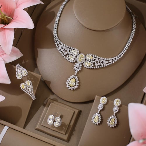 طقم دقة الماس فخم