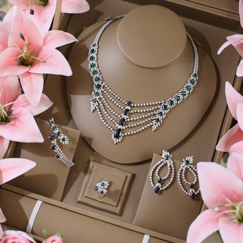 طقم دقة الماس فخم