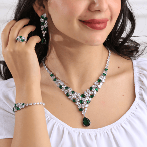 طقم دمعه دقه الالماس