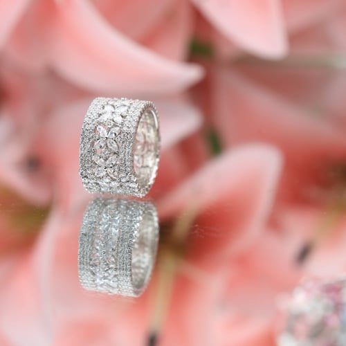 خاتم مميز دقه الالماس