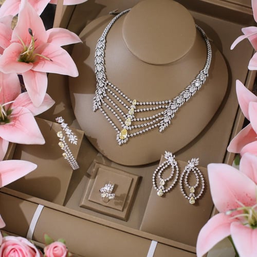 طقم دقة الماس فخم