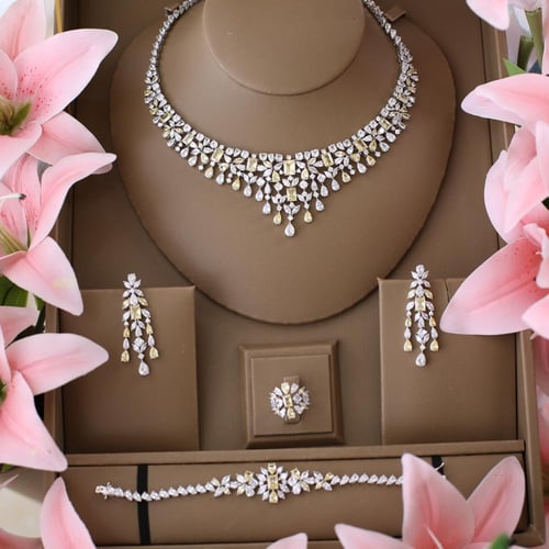 اطقم انيق اصفر فانسي