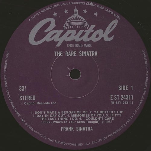 The Rare Sinatra