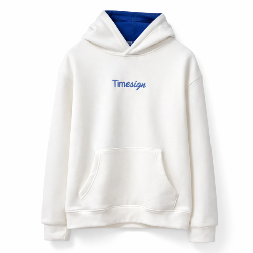 بلوفر ابيض وازرق