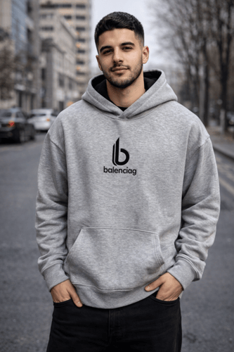 بلوفر رصاصي واسود