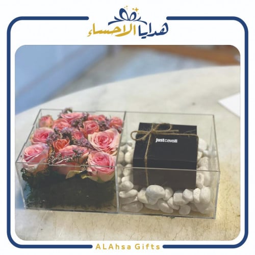 تنسيق ورد جوري لانش بوكس + هدية