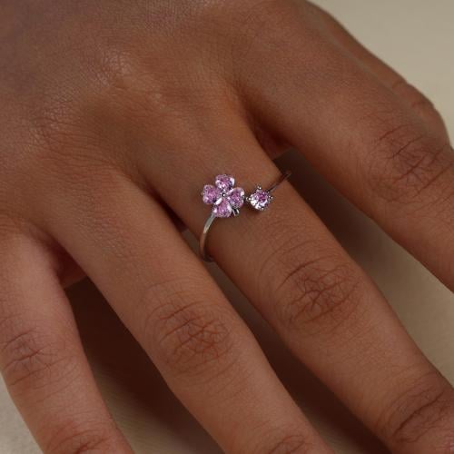 خاتم فلاورز بينك فضه