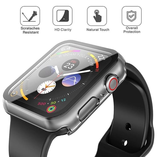كفر حماية ساعات ابل Apple Watch شفاف كامل من اكس ب...