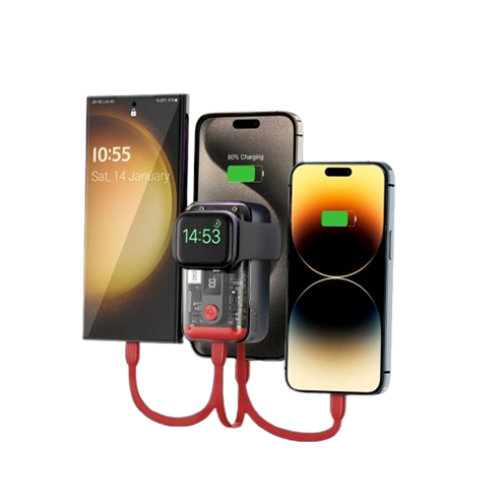 احدث ابتكار بطارية شحن 4 في 1 مسموحة في الطيارة 10...