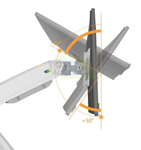 ستاند شاشة متحرك لشاشة باللون الرمادي